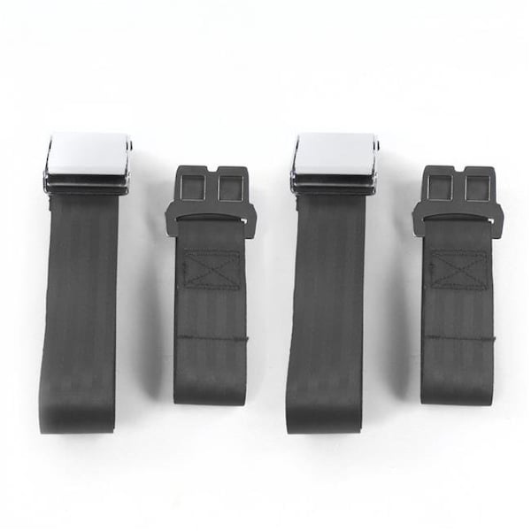 Geared2Golf Airplane 2 Point Charcoal Lap Bench Seat Belt Kit with 3 Belts for 1953-1956 Ford Truck GE1350088 - main